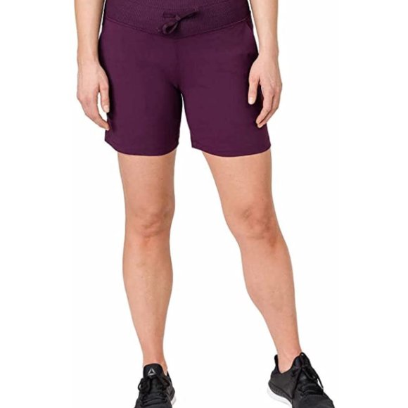 NWOT Tuff Athletics Women's Hybrid Shorts Color Cabernet Red Size XS, S, M, XXL - Picture 1 of 1